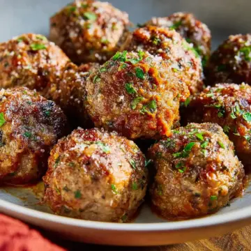 Italian Baked Meatballs