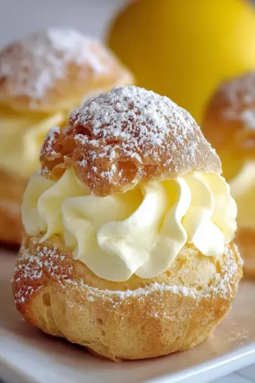 Lemon Cream Puffs