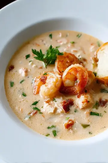 Creamy Shrimp and Crab Bisque