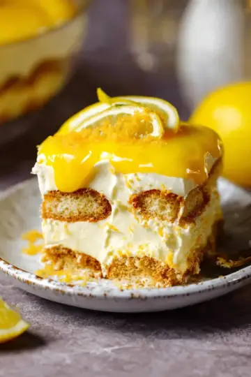 Lemon Tiramisu with Lemon Curd