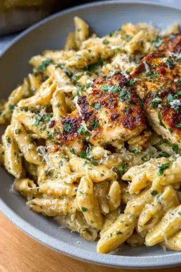 Garlic Parmesan Chicken and Pasta (One-Pan)