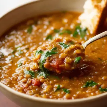 Lentil Soup (seriously amazing!)