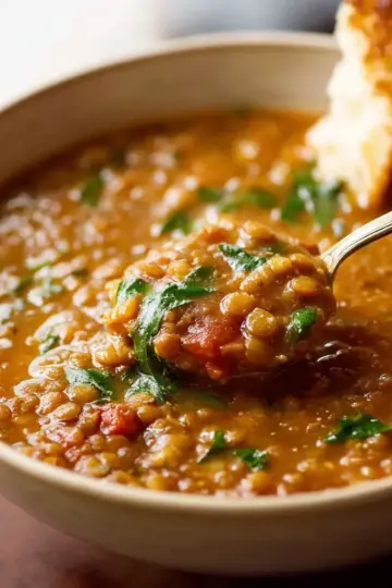 Lentil Soup (seriously amazing!)
