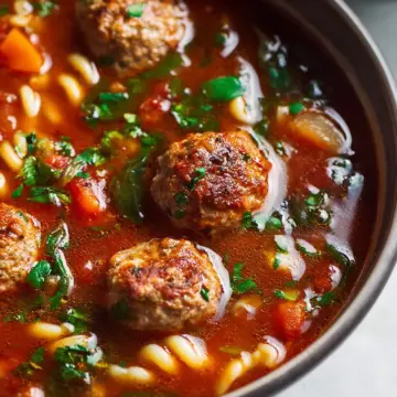 Italian Meatball Soup