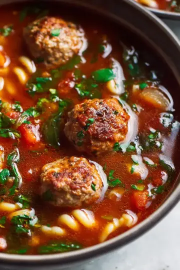 Italian Meatball Soup