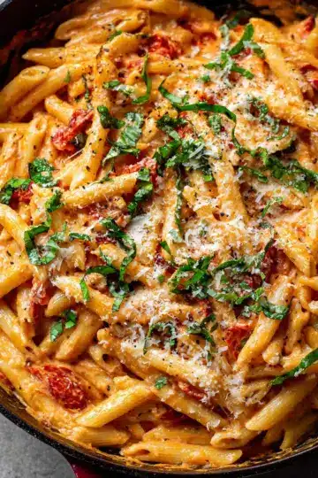 One Pan Creamy Tomato Pasta