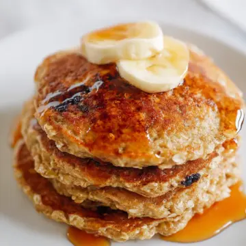 Banana Oat Pancakes