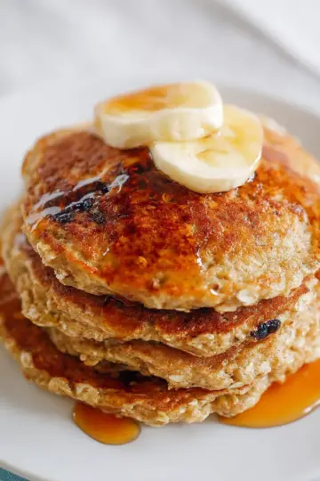 Banana Oat Pancakes