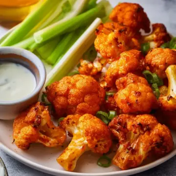Air Fryer Buffalo Cauliflower