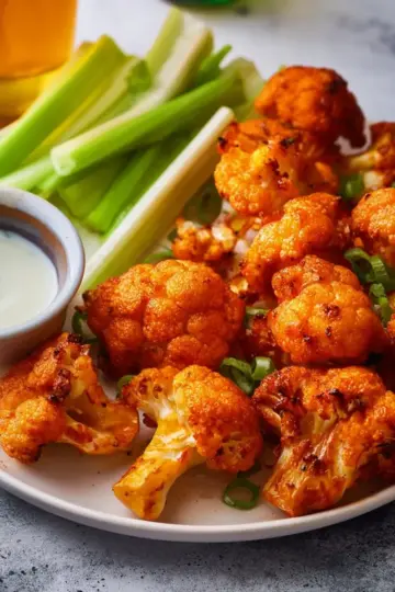 Air Fryer Buffalo Cauliflower