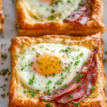 Puff Pastry Croque Madame