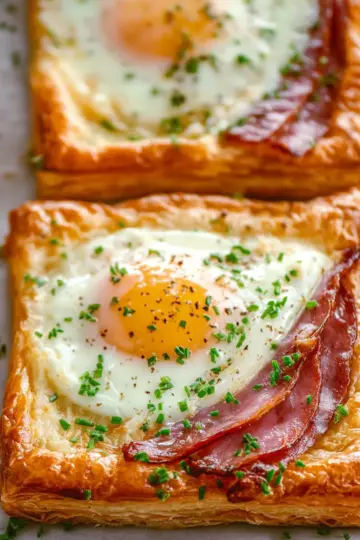 Puff Pastry Croque Madame