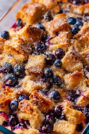 Blueberry French Toast Casserole