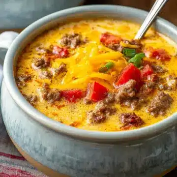 Cheeseburger Soup