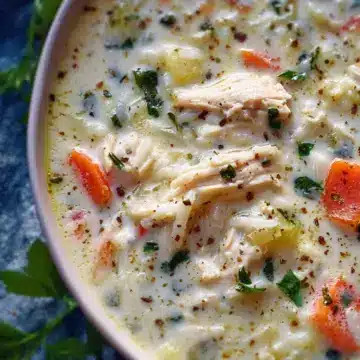 Creamy Chicken and Rice Soup