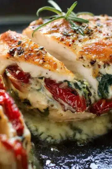 Tuscan Stuffed Chicken