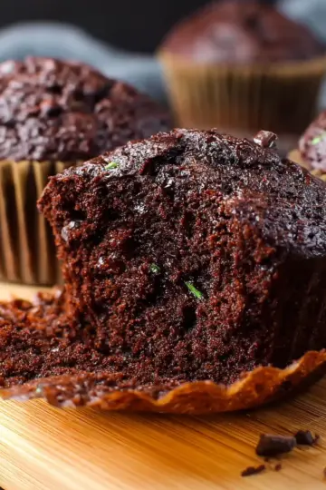 Chocolate Zucchini Muffins