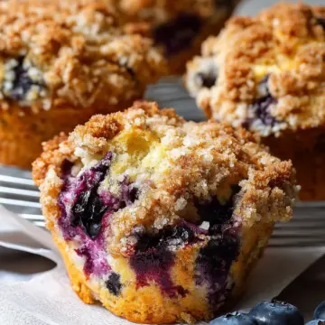 Gluten Free Blueberry Streusel Muffins