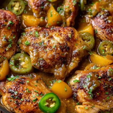 Jalapeno Peach Chicken