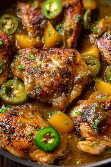 Jalapeno Peach Chicken