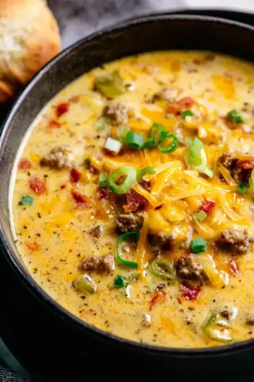 Award Winning Cheeseburger Soup